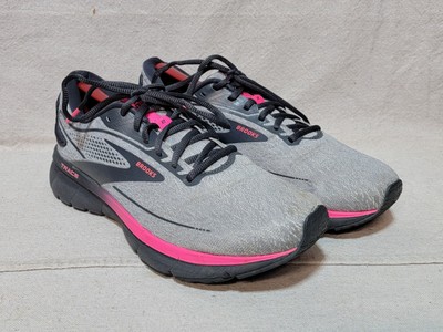 Brooks Trace 2 Womens 10.5 Shoes Running Walking Trainer Stability Gray Pink