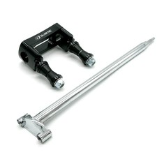 Goldspeed Steering Stem +3" & Anti-Vibe Clamp (Black/Pro/Fat Bar) for Raptor 700