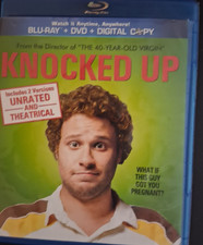 Knocked Up Unrated  Blu-Ray  & DVD  Seth Rogan , Katherine Heigl