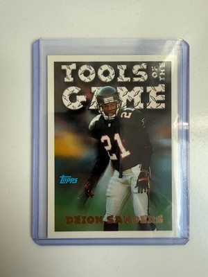 1994 Topps - Tools of The Game Deion Sanders #544 Atlanta Falcons