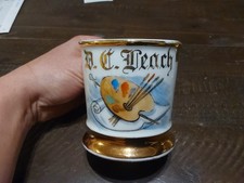 Occupational Shaving Mug Artist Paint Palette D.C. Leach Felda China Germany