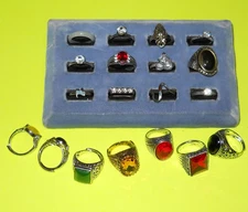 Huge Lot Vintage Costume Jewelry Rings Bracelets Necklaces for Craft or Wear