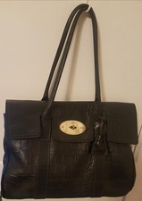 Mulberry Bayswater (Heritage) Croc-effect Bag