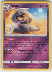 Arbok 37/73 Shining Legends Reverse Holo