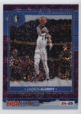 2024-25 Panini NBA Hoops Premium Purple Winter Prizm Jaden Hardy #160 0e9r