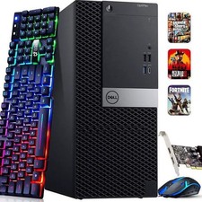 Dell Optiplex 5040 Tower Gaming Desktop i5-6500 16GB RAM 512GB SSD NVIDIA