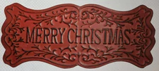 Kirkland Merry Christmas Metal Hanging Decoration/ Christmas Decor/ Home Decor