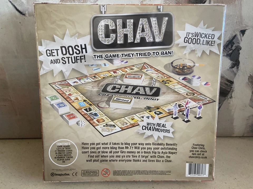 Imagination 2009 - Chav The Game Board Game 2-4 Players Ages 16+ New & Sealed - Image 4 of 4