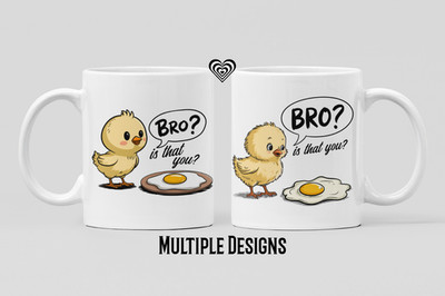  Bro Is That You? Lustige Tasse - Cracked Egg dunkler Humor Geschenk für Bruder oder Freund