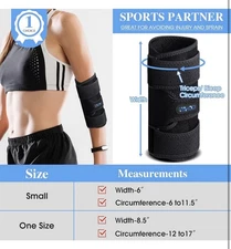 Elbow Sleeve Brace Wrap Adjustable Support Arm Arthritis Tendonitis Pain Relief