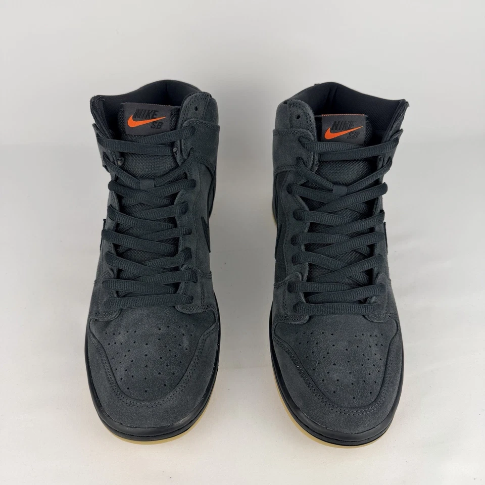Nike SB Dunk High Pro Etiqueta Naranja Gris Humo Goma CV1727-001 Para hombres Talla 11 Foto 3 de 4