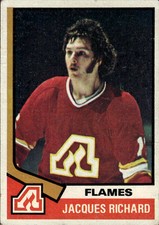 1974-75 Topps #139 Jacques Richard Atlanta Flames