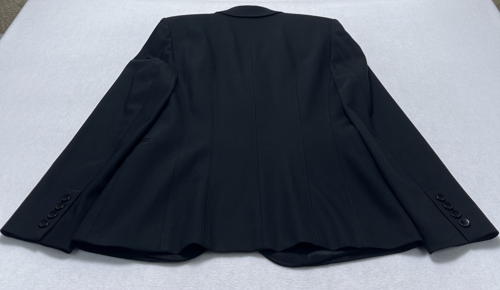 Talbots Black Lined 2-Button Stretch Italian Wool… - image 3