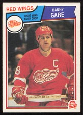 1983-84 O-Pee-Chee #123 Danny Gare Detroit Red Wings NR-MINT PACK FRESH!