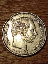 Denmark -1 krone 1892- silver