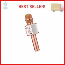 BONAOK Wireless Bluetooth Karaoke Microphone,3-in-1 Portable Handheld Karaoke Mi