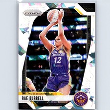 2024 Panini Prizm WNBA Rae Burrell #62 Ice Prizms Los Angeles Sparks