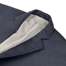 Brooks Brothers Men's Explorer Regent Fit 2-Button Blazer Blue Plaid   38S