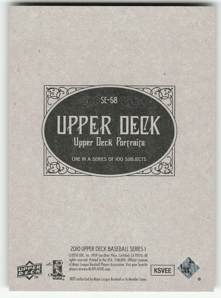 2010 Upper Deck #SE-58 Derek Jeter BASEBALL New York Yankees - Image 2 of 2