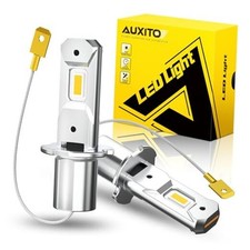 H3 LED Bulb Yellow 3000K, 16,000LM 600 Super Brighter, 10 Years Lifespan,