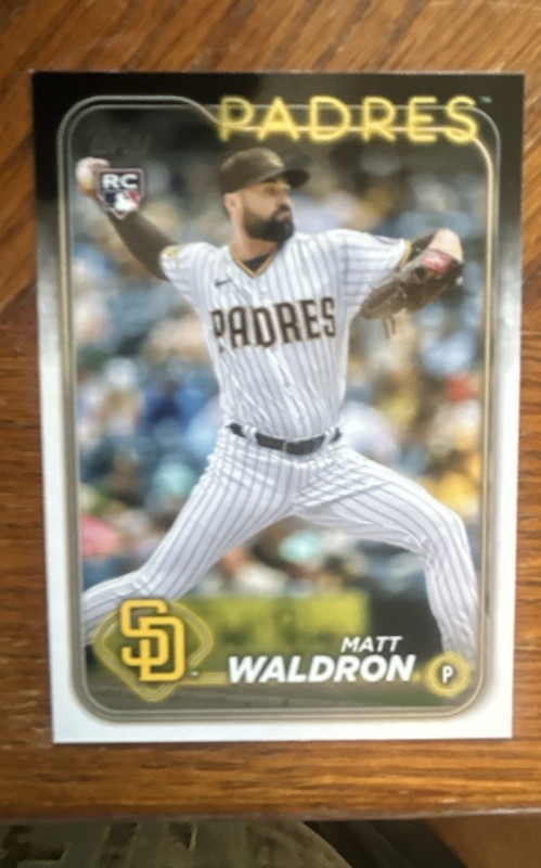 2024 Topps Series 1 - Matt Waldron #162 (RC)