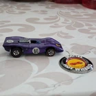 1970 Hot Wheels Vintage Redline HK Ferrari 312P Purple with Button Excellent