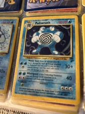 Poliwrath 15/13 Holographic - will be shipped in a card protector