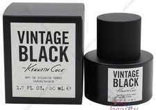 VINTAGE BLACK BY KENNETH COLE 1.7/1.6 OZ EDT SPRAY FOR MEN NEW IN BOX