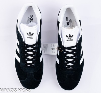 NEW Adidas Gazelle Sneakers White Black BB5476 Suede Leather US 8
