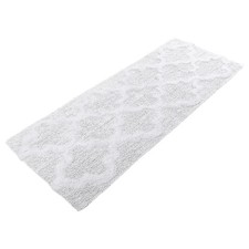 Bathroom Rug - 24 x 60 Inch Long Non Slip Bath Mat with Trellis Pattern - Ext...