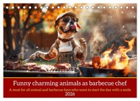 Peter Ruebsamen | Funny Charming Animals As Barbecue Chef (Desk Calendar 2026...