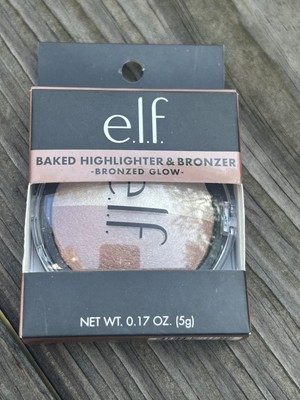 ELF Baked Highlighter & Bronzer Bronzed GLOW .18oz 83372 Discontinued NEW