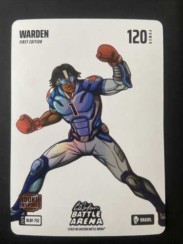 2026 Bo Jackson Battle Arena #BLBF-732 `WARDEN` Cam Ward Brawl Battlefoil RC