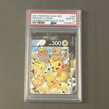 Pikachu V-Union SWSH140 SWSH: Sword & Shield Promo Cards Holo for