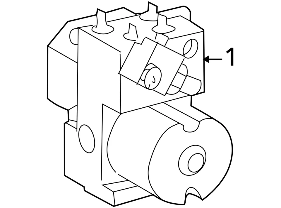 2001-2006 Mercedes-benz Cl600 Abs Pump Control Module YZ2C2 - Image 4 of 4