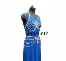 Medieval Women?s Aluminum Body Chain Armor Harness Belt Jewelry Cosplay Costume