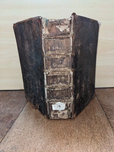 antique book - Les lettres de Saint-Jérôme - 1679