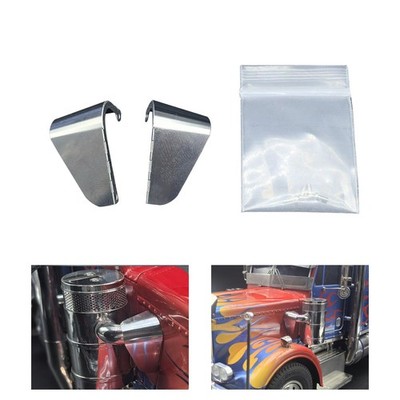 1-Paar Metall-Luftfilter-Wetterschutz für 56344 RC-Traktor LKW 1/14 RC Traktor