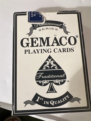 GEMACO Casino Used Playing Cards   Traditional Series   Authentic Casino Deck
