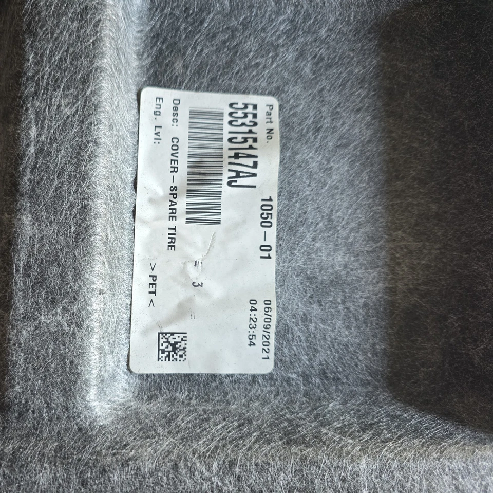 2011-2023 Dodge Charger / Chrysler 300Rear Trunk Carpet Cover Liner Mat OEM 23k - Image 4 of 4