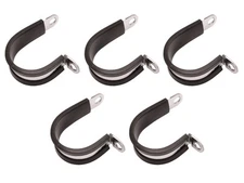 Stainless Steel Cushion Clamp Set x5 29mm x 15mm hose ring worm Resto Country