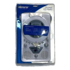 Vintage Memorex Shower CD Radio AM FM Water Resistant New Old Stock Sealed
