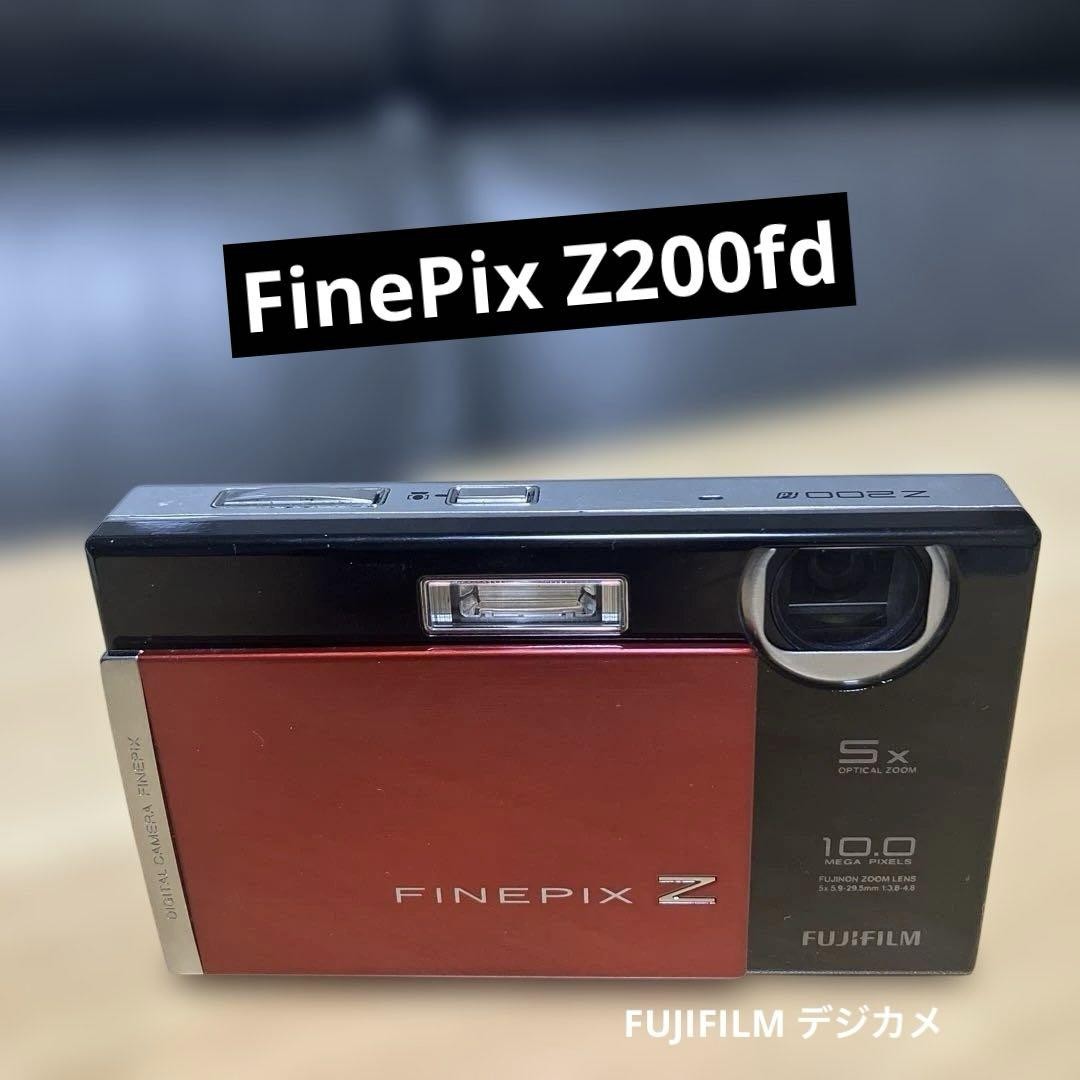 Fujifilm Finepix Z200Fd Red Black | eBay