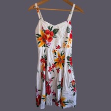 Old Navy Floral Print Fit n’ Flair Dress w/ Adjustable Straps