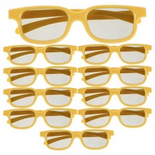 10 Pcs Viewing Glasses for Anaglyph Movies and Tv 3d Style Monitor