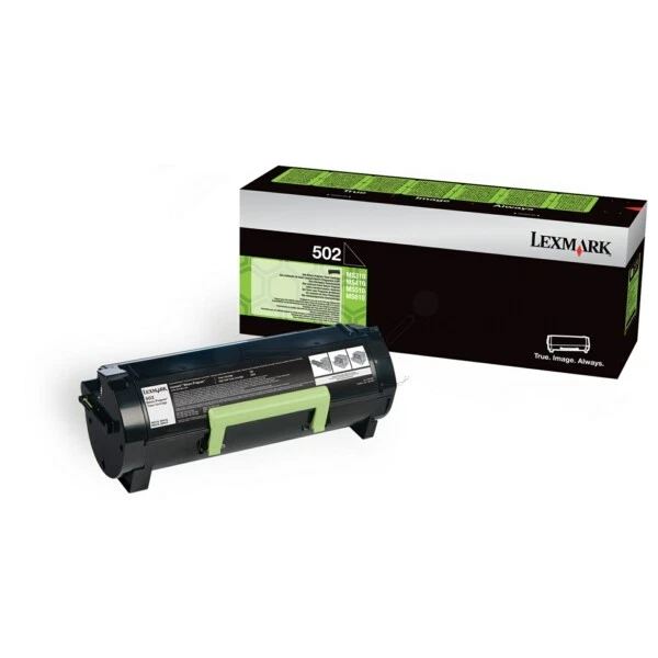 Lexmark 50F2000 502 Kit de Toner Noir Return Programme, 1.500 Pages 5% pour Ms - Photo 1/1