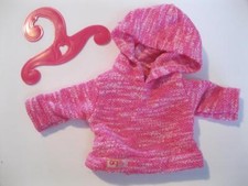 MY LIFE OUR Generation American Girl 18" Doll OUTFIT HANGER/ PINK HOODIE SHIRT