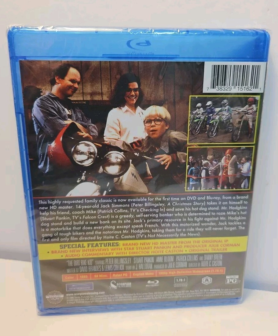 The Dirt Bike Kid (Blu-ray, 1986) for sale online | eBay