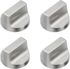 Anniparts W11366438 5T08 Gas Stove Replacement Burner Knobs Whirlpool 4 Pieces