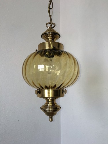 1 fl. Hängelampe Deckenlampe Lampe Kugel 70er - Bild 6 von 9